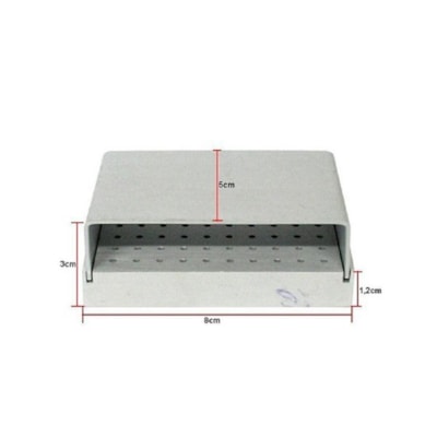 Broqueiro Em Aluminio Autoclavável Para 60 Pontas Fg  - Maquira