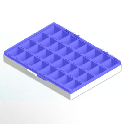Caixa Bandas AnatsInferior EsquerdoCor Azul - Morelli