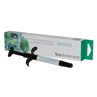 Cimento Compósito de Ionômero de Vidro Forrador Ionofast - Biodinâmica