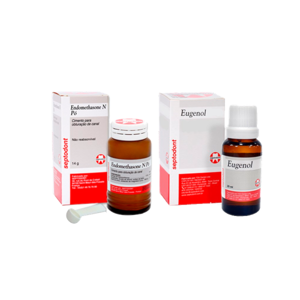 CIMENTO ENDODONTICO ENDOMETHASONE 14g + EUGENOL 20ml