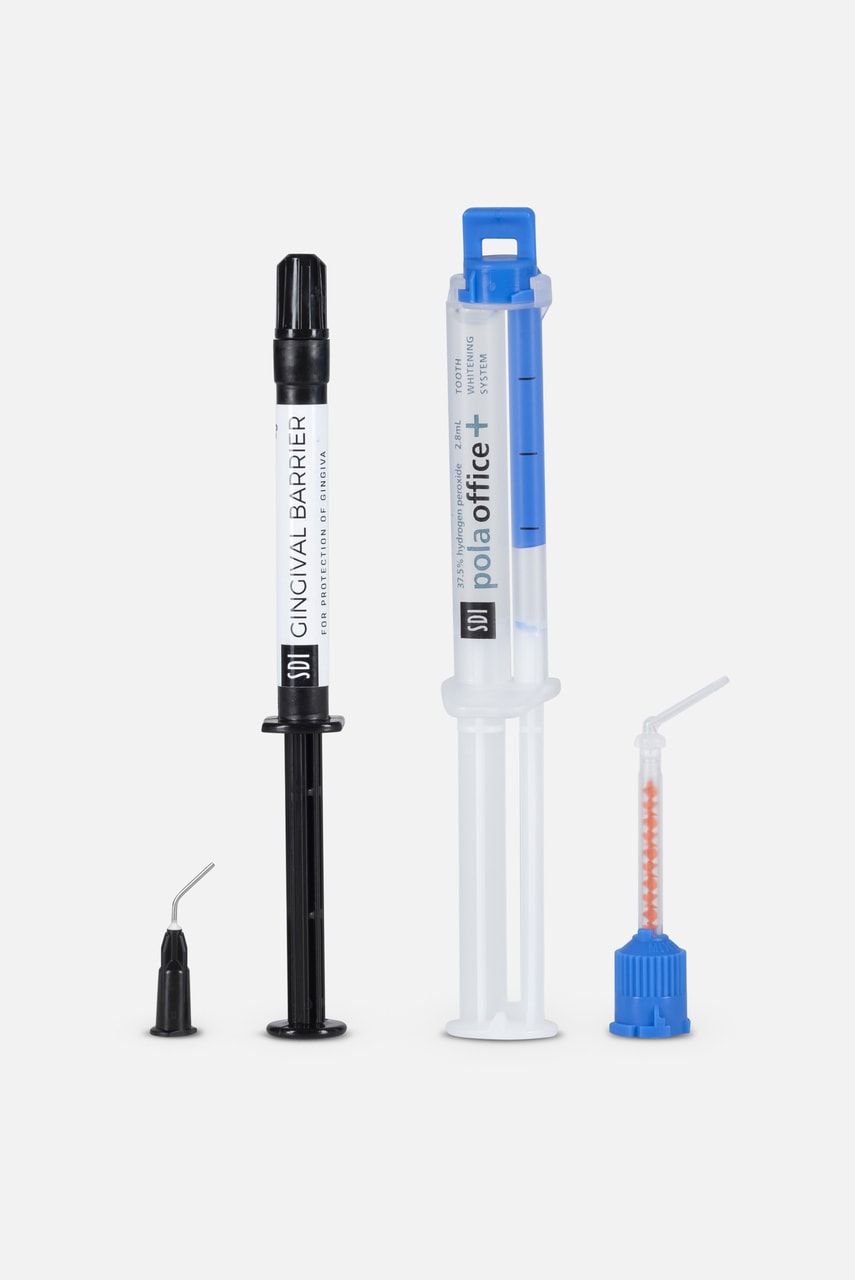 Clareador Pola Office Plus Kit com 1 Seringa + Barreira Gengival - SDI