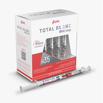 Clareador Total Blanc One Step 35% com 6 seringas - DFL