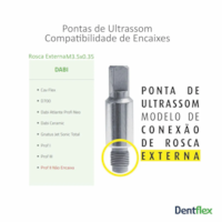 Conjunto Tips Perio E+SUB+SUPRA - Dentflex