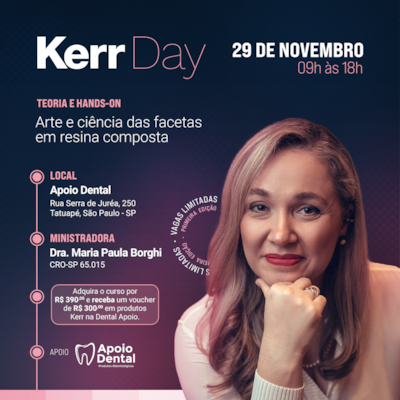 Curso Arte e Ciência das Facetas em Resina Composta - Kerr