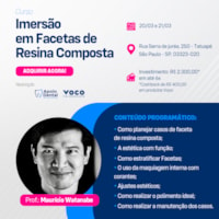 Curso Imersão em Facetas de Resina - Voco