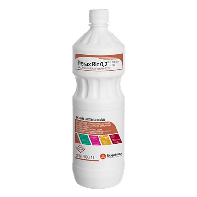 Desinfetante Perax Rio 0,2% Pronto Uso 1L - Rioquímica