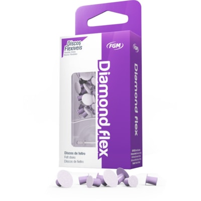 DISCO FELTRO FGM DIAMOND FLEX c/24 LILAS 8/12m
