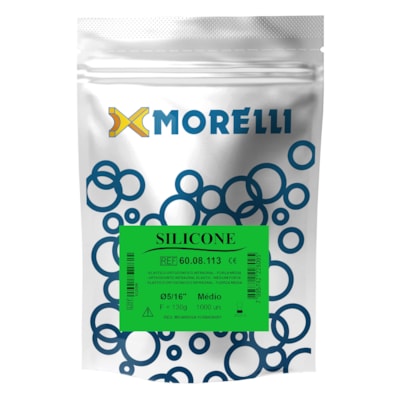 Elástico Intraoral de Silicone 5/16 Médio (6008113) - Morelli