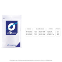 Elástico Intraoral Látex 1/4 Leve (60011003) - Orthometric