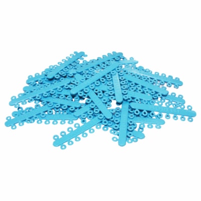 Elástico Separador Modular Azul Claro - Ø 5/32" = 4.0mm - Morelli