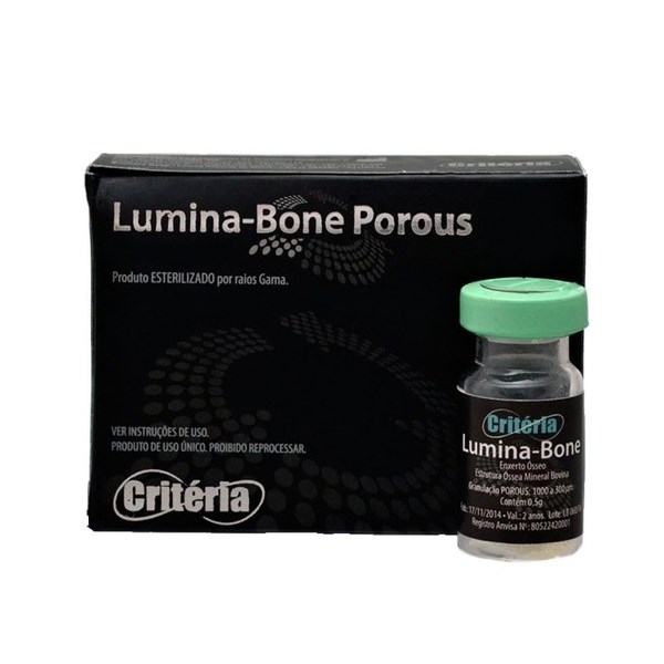 Enxerto Osseo Bovino Lumina-Bone Porous Large 1 gr - Critéria