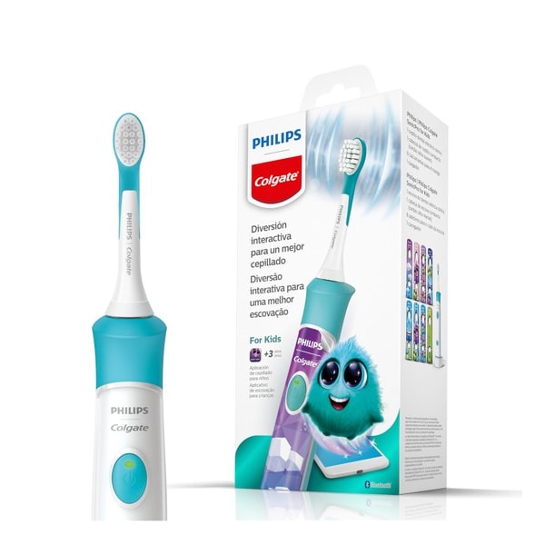 ESCOVA DENTAL ELETRICA FOR KIDS PHILIPS COLGATE