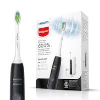 ESCOVA DENTAL ELETRICA SONIC PRO 50 BLACK PHILIPS COLGATE