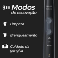 ESCOVA DENTAL ELETRICA SONIC PRO 50 BLACK PHILIPS COLGATE