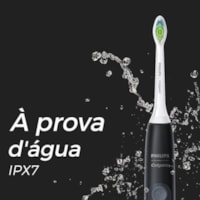 ESCOVA DENTAL ELETRICA SONIC PRO 50 BLACK PHILIPS COLGATE