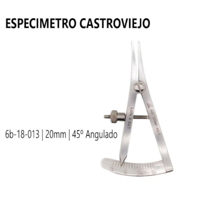 ESPECIMETRO 6B CASTROVIEJO Angulado 45º