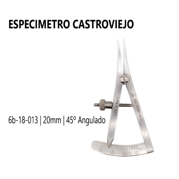 ESPECIMETRO 6B CASTROVIEJO Angulado 45º
