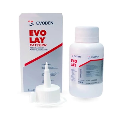 EVOLAY PÓ EVODEN 50G VERMELHO