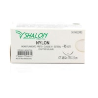 FIO DE SUTURA NYLON SHALON c/24  5-0