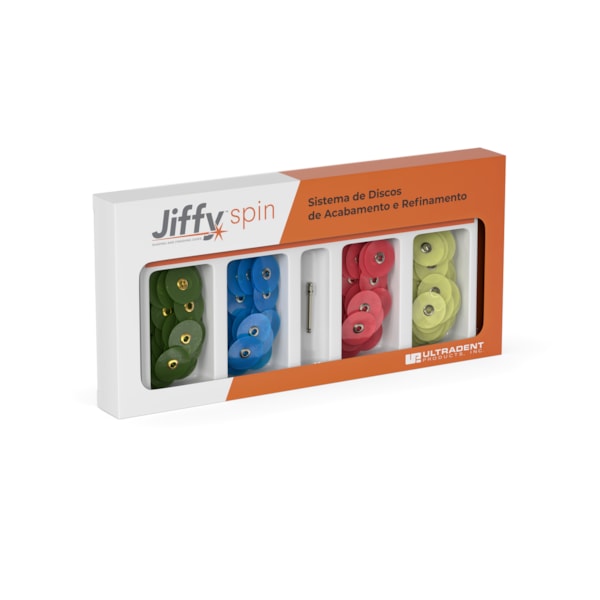 Jiffy Spin Kit de Discos de Acabamento e Refinamento 14mm - Ultradent