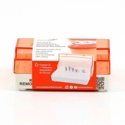 KIT AMERICAN BURRS ORTO REMOCAO RESINA