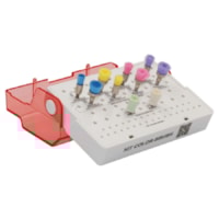 KIT AMERICAN BURRS PROFILAXIA COLOR-BRUSH (8 Esc+2 Taca)