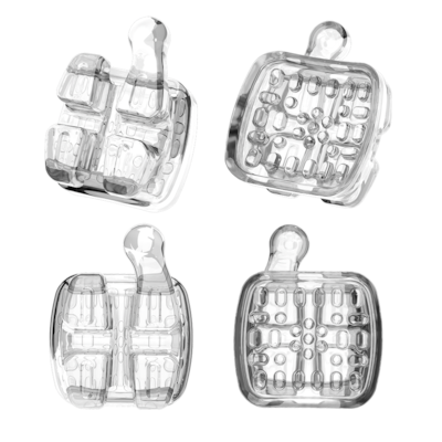 Kit Bráquete Cerâmico Iceram-P Roth 5 Casos + 1 Manequim Misto Grátis - Orthometric
