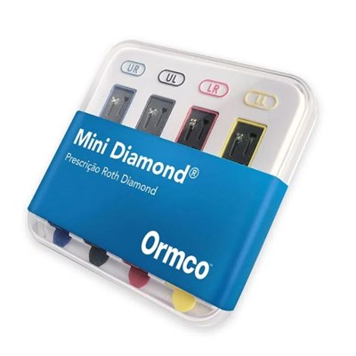 Kit Braquete de Aço Mini Diamond Roth Slot 022 - Ormco