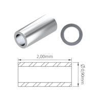 Kit Braquete Metalico Capelozza System 4X2 0,022 Com 1 Caso + 4 Tubos 4 Arcos + 8 Stops - Orthometri