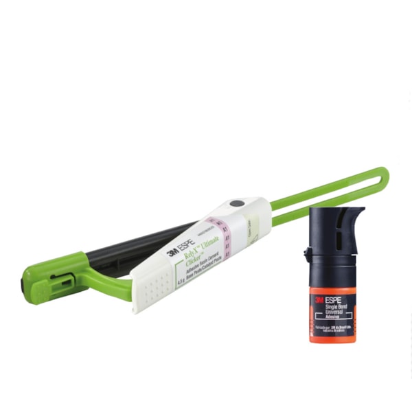 Kit Cimento Resinoso 3M Autoadesivo Dual RelyX Ultimate A1 + Adesivo Single Bond Universal - Solvent