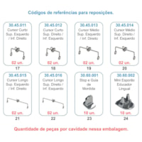 Kit de Acessórios Ortodônticos - 240 peças - Morelli