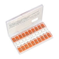 Kit de Bráquetes 01 caso Prescrição Edgewise - Slim Max .022" - Morelli