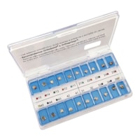 Kit de Bráquetes 01 caso Prescrição Roth - Light .022" - Can. 13° Ang. - Morelli