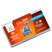 Kit de Bráquetes 10 casos Prescrição Edgewise - Slim Max .022" - Gancho Can. - Morelli