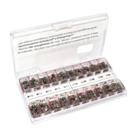 Kit de Bráquetes 10 casos Prescrição M.B.T. - Max .022" - Gancho Prés - Morelli