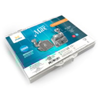 Kit de Bráquetes 100 casos Prescrição Roth - Max .018" - Can. 9° Ang. - Gancho Can./Prés - Morelli