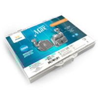 Kit de Bráquetes 100 casos Prescrição Roth - Max .022" - Can. 13° Ang. - Gancho Can./Prés - Morelli