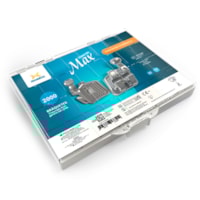 Kit de Bráquetes 100 casos Prescrição Roth - Max .022" - Can. 9° Ang. - Gancho Can./Prés - Morelli