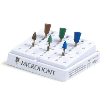 KIT POLIMENTO AMALGAMA MICRODONT C/6