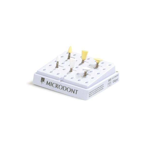 KIT POLIMENTO RESINA MICRODONT C/ 6