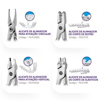 Kit Promocional Instrumentais para Alinhadores Grátis 1 Porta Alicate - Orthometric