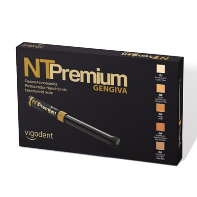Kit Resina NT Premium Gengiva 5 Cores sem Escala de Cor - Vigodent