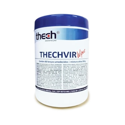 LENCO DESINFETANTE THECHVIR WIPES c/80