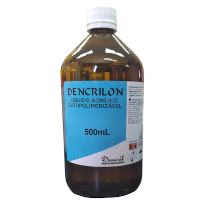 Líquido Acrílico Autopolimerizável Dencrilon 500 ML  - Dencril