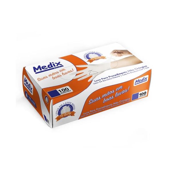 Luva de Látex para Procedimento - Medix