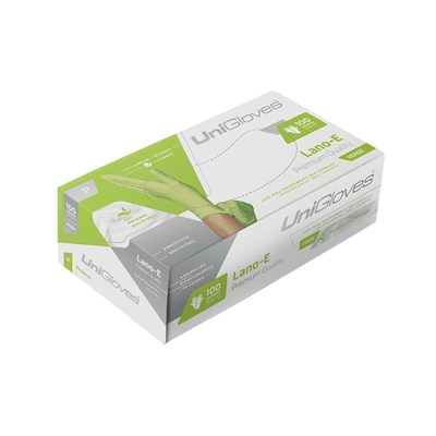 Luva de Procedimento Lano-E Green Premium Quality - Unigloves
