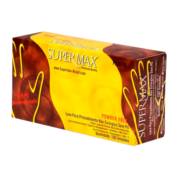 LUVA SUPERMAX POWDER FREE C/100 G