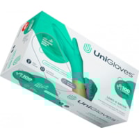 LUVA UNIGLOVES LANO-E S/ TALCO VERDE G