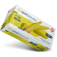 LUVA UNIGLOVES LATEX AMARELA M