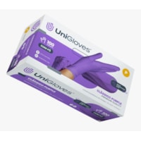 LUVA UNIGLOVES LATEX ROXA M